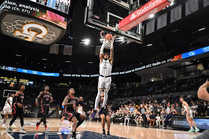 Georgia Tech forward Ja'von Franklin